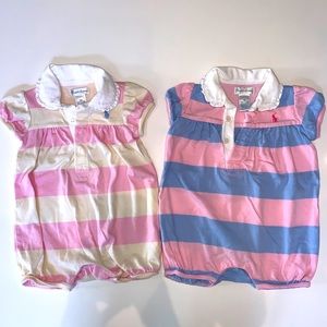 Ralph Lauren Stripe Onesie, size 9 months